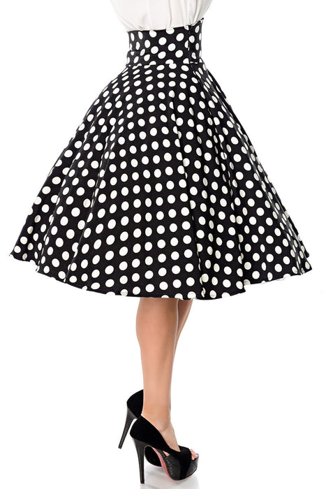 Belsira Jupe Dolly schwarz Dots