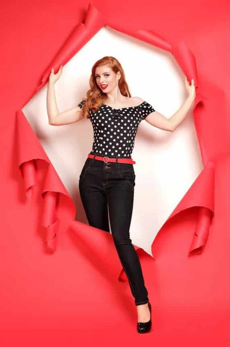 Collectif Jeans Kate schwarz