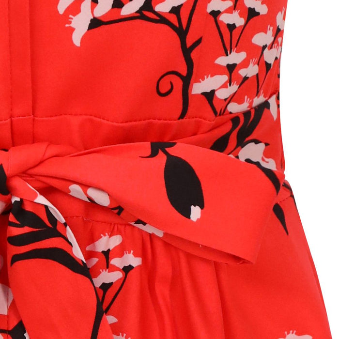Lady Vintage Kleid Tea Crimson Tide