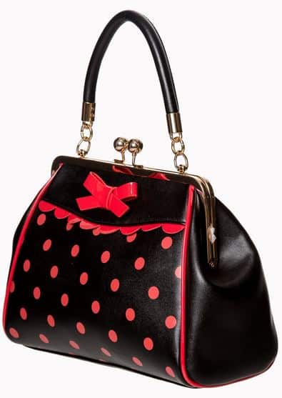 Banned Tasche Crazy Little Thing schwarz-rot