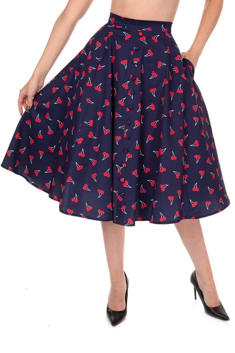 Hearts & Roses Jupe Cherries
