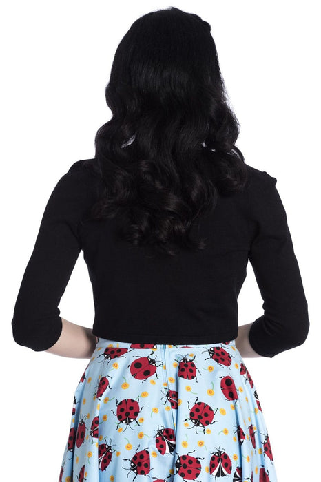 Hell Bunny Bolero Maggie schwarz