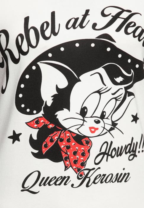 Queen Kerosin Shirt Howdy weiss