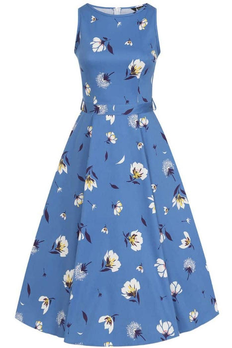 Lady Vintage Kleid Hepburn Cobalt from the blue