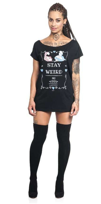 Alice im Wunderland Shirt Stay weird