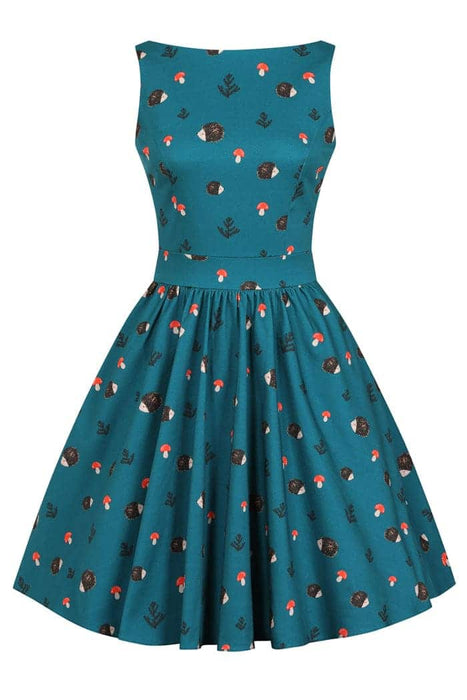 Lady Vintage Kleid Tea Hedgehog