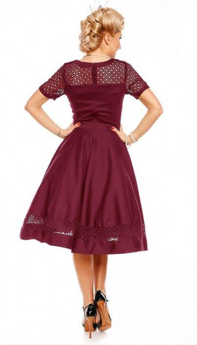 Dolly and Dotty Kleid Tessa bordeaux