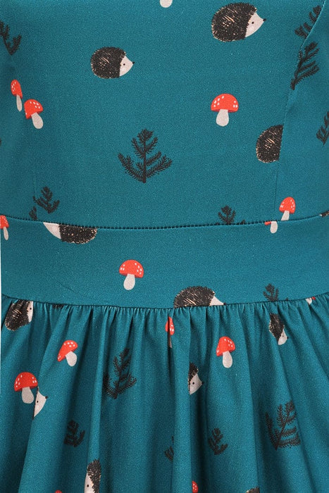 Lady Vintage Kleid Tea Hedgehog