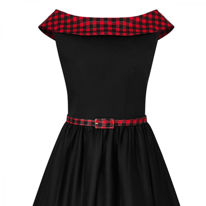 Dolly and Dotty Kleid Katie Karo schwarz-rot