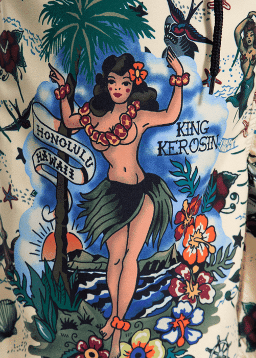 Badeshorts King Kerosin Hawaii