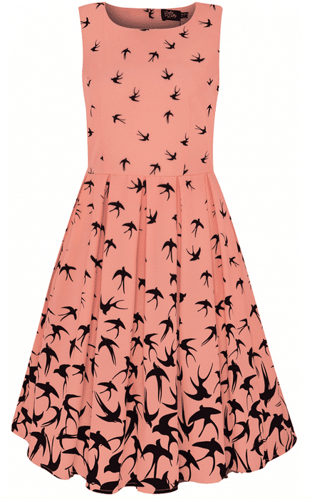 Dolly and Dotty Kleid Annie Raising Birds rosa