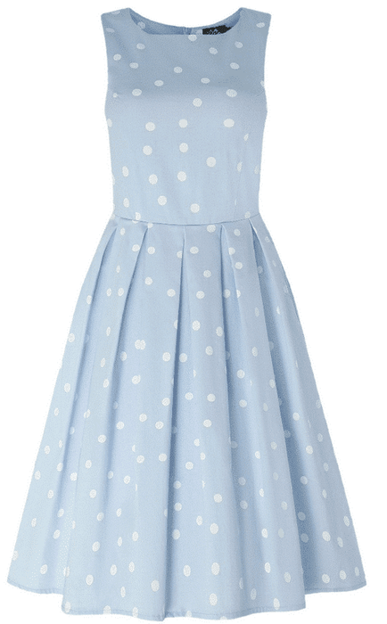 Dolly and Dotty Kleid Annie hellblau Dots