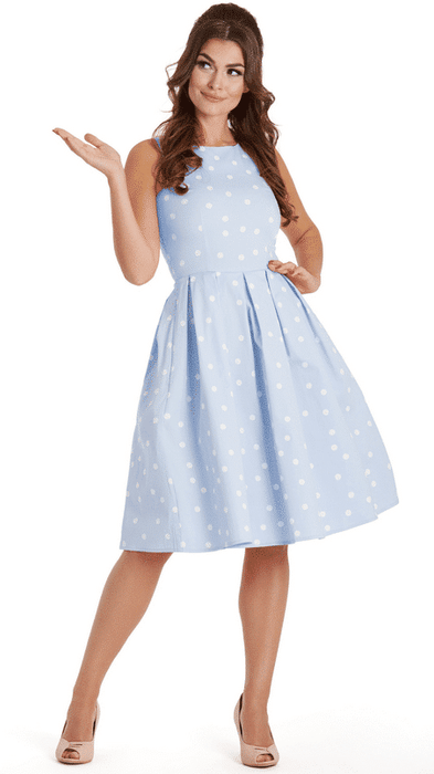 Dolly and Dotty Kleid Annie hellblau Dots