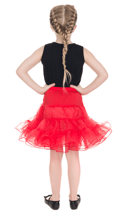 Hearts and Roses Petticoat rot Kids
