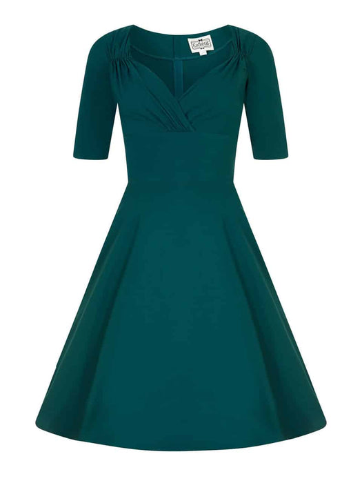 Collectif Kleid Trixie grünblau