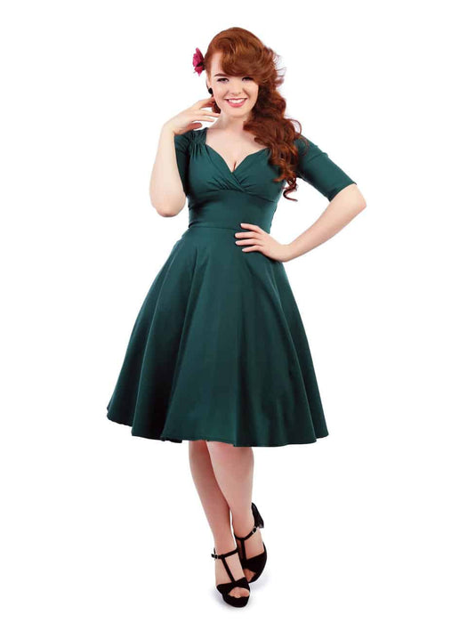 Collectif Kleid Trixie grünblau