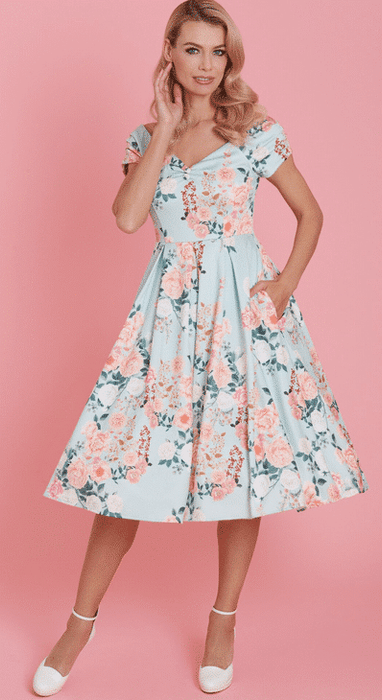 Dolly and Dotty Kleid Lily mint floral