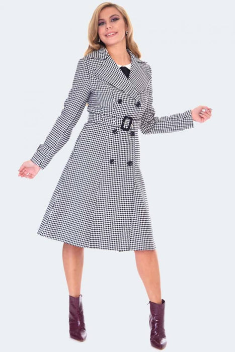 Voodoo Vixen Mantel Marjorie Houndstooth