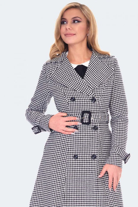Voodoo Vixen Mantel Marjorie Houndstooth