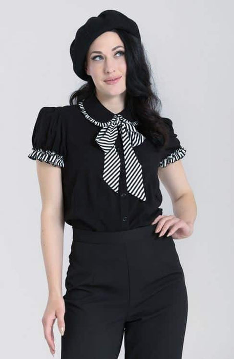 Hell Bunny Bluse Leslie
