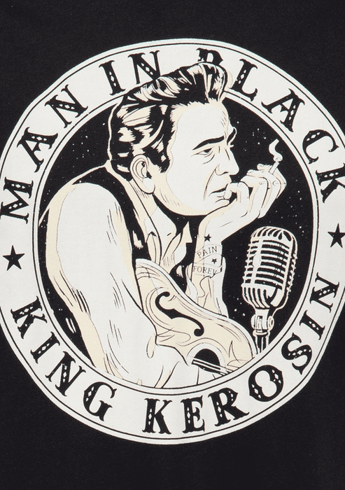 King Kerosin T-Shirt Man in Black