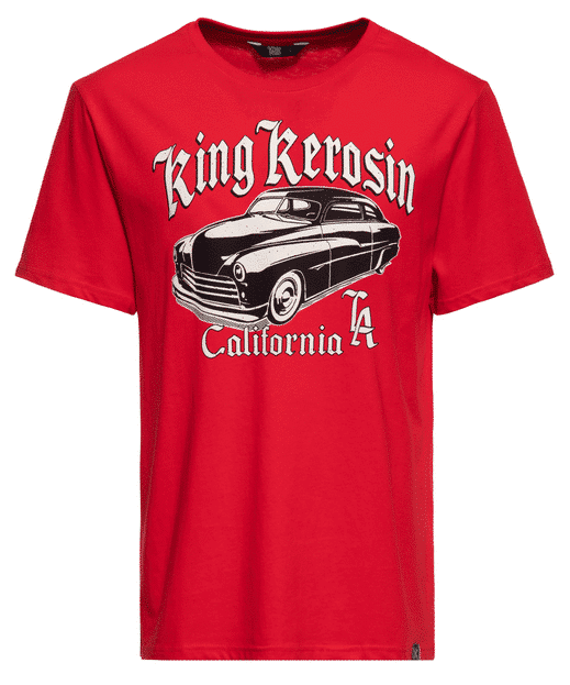 King Kerosin T-Shirt California Greaser rot