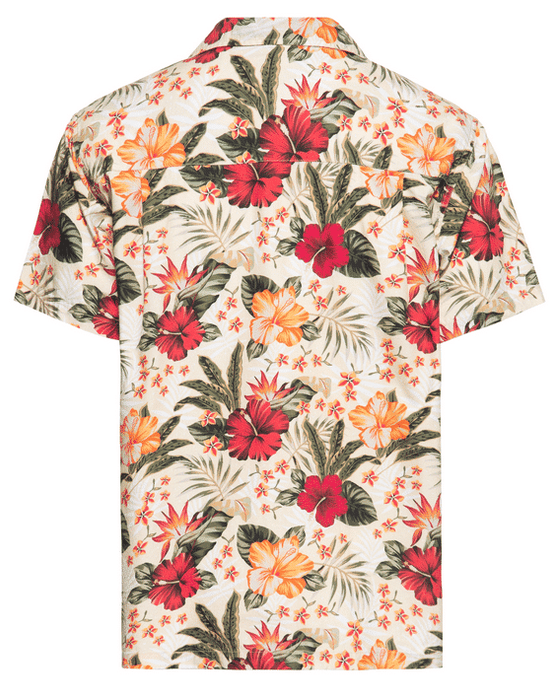 King Kerosin Hemd Hawaii offwhite