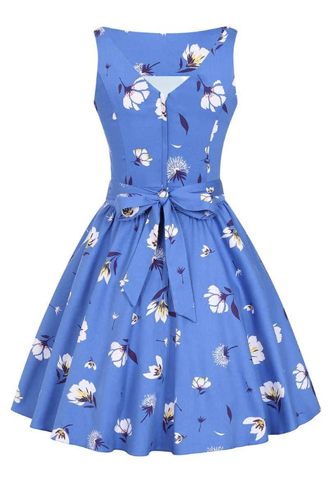 Lady Vintage Kleid Tea Cobalt from the blue