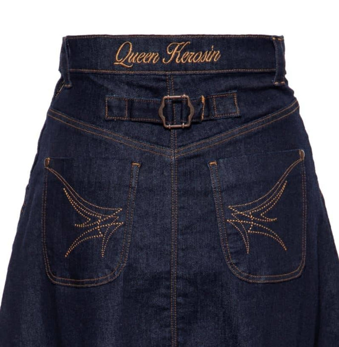 Queen Kerosin Jeans-Jupe