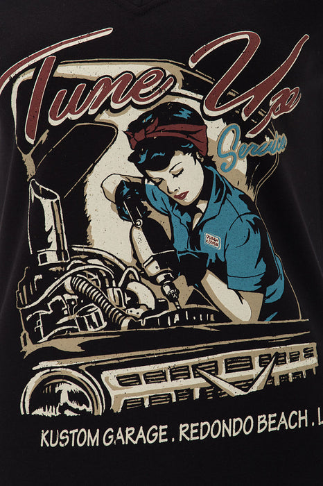 Queen Kerosin Shirt Tune Up schwarz