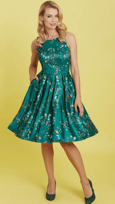 Dolly and Dotty Kleid Annie Green Birds