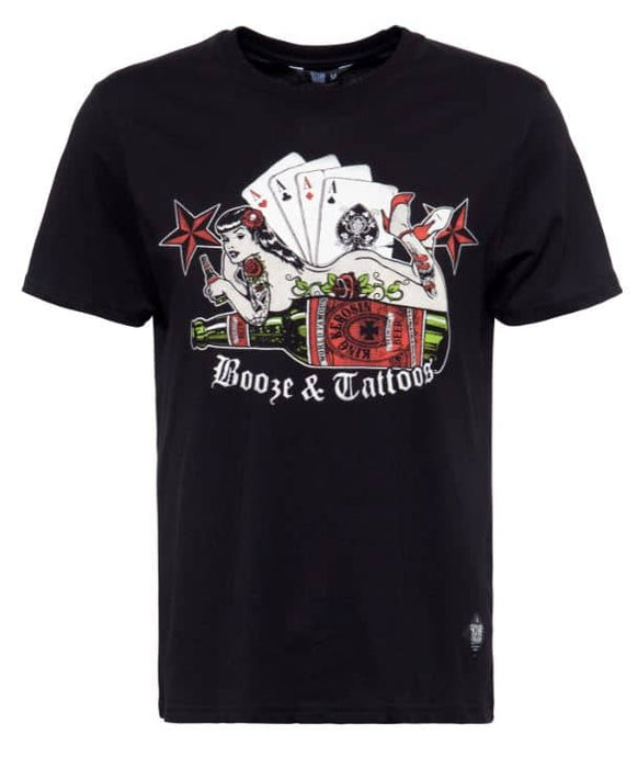King Kerosin T-Shirt Booze and Tattoos