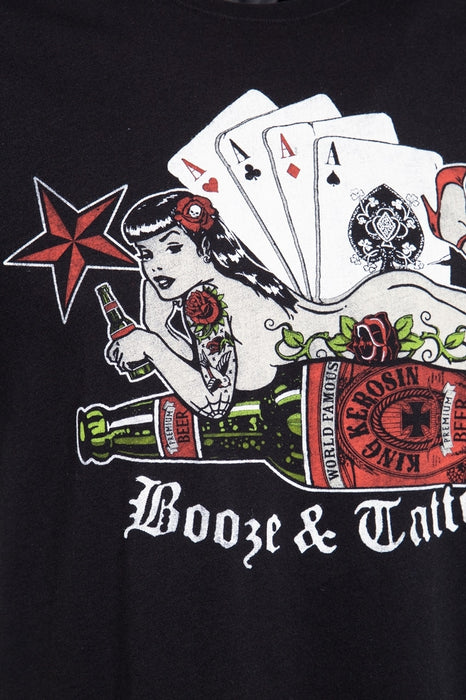 King Kerosin T-Shirt Booze and Tattoos