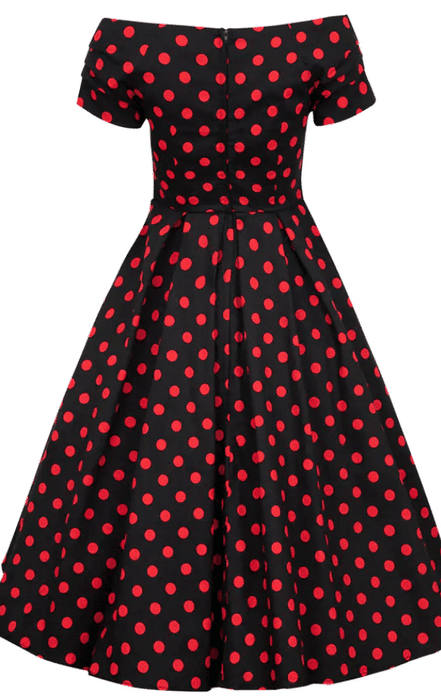 Dolly and Dotty Kleid Lily schwarz-rot