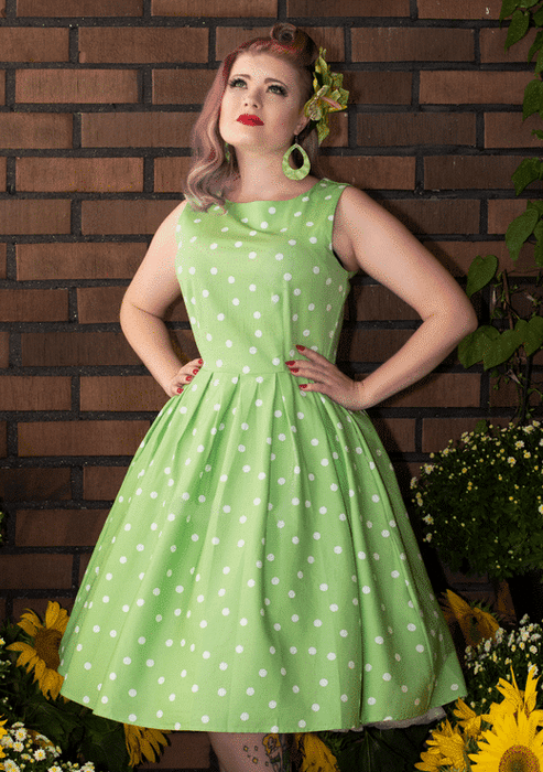 Dolly and Dotty Kleid Annie pastellgrün Dots