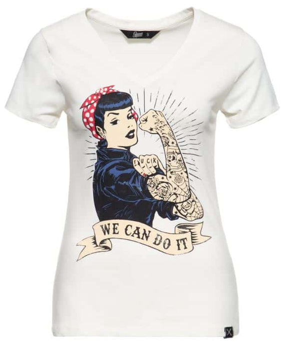 Queen Kerosin Shirt We can do it weiss