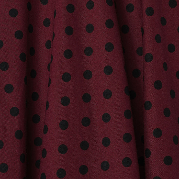 Dolly and Dotty Kleid Darlene burgundy schwarz Dots