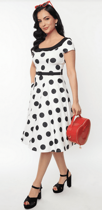 Unique Vintage Kleid Camille