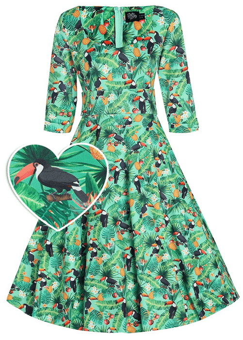 Dolly and Dotty Kleid Debra Tropical
