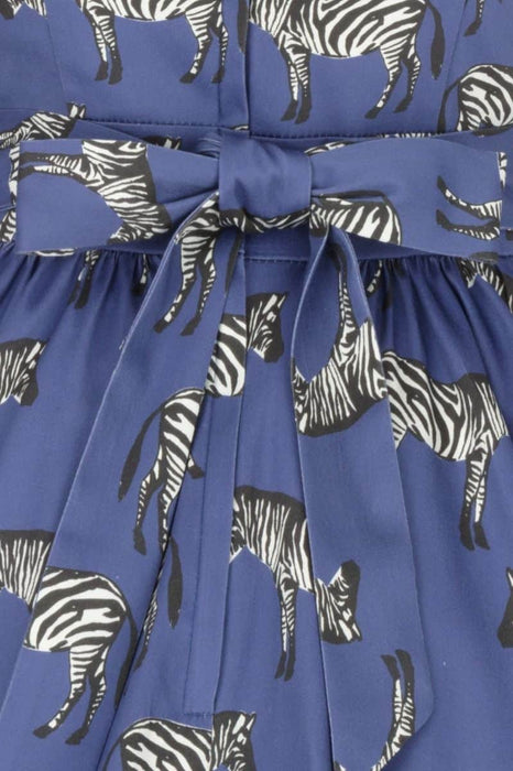 Lady Vintage Kleid Tea Zebra