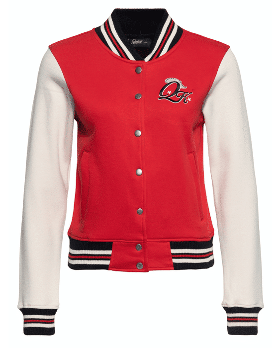 Queen Kerosin Collegejacke Howdy rot