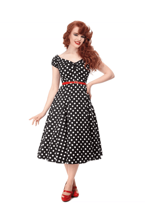 Collectif Kleid Dolores schwarz