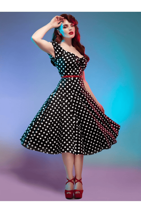 Collectif Kleid Dolores schwarz