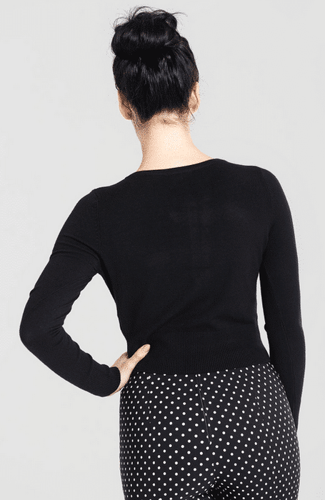 Hell Bunny Cardigan Paloma schwarz