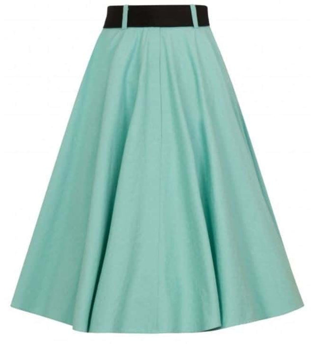 Collectif Jupe Kitty Cat mint