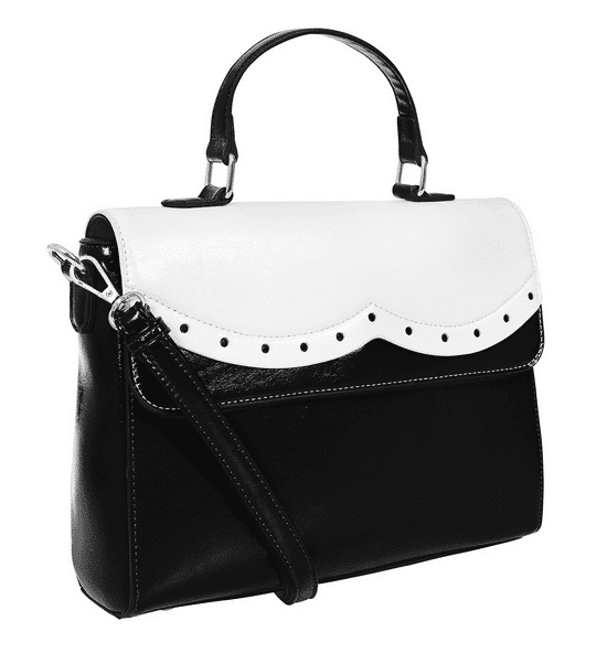 Collectif Tasche Erin schwarz-weiss