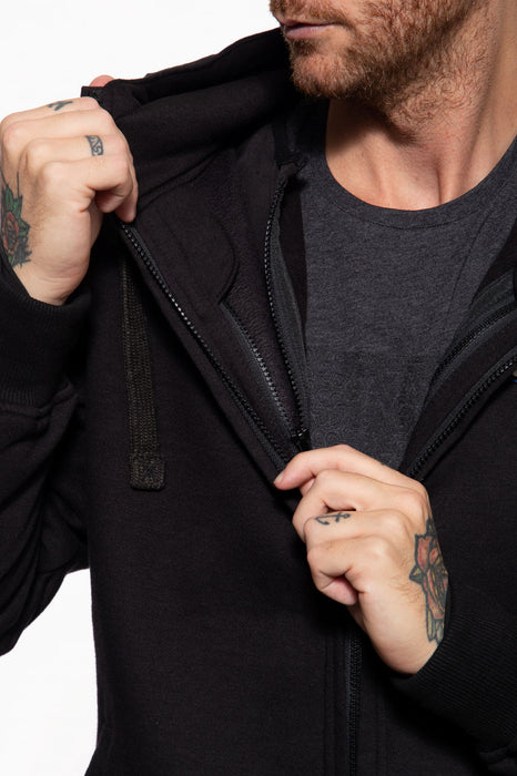 King Kerosin Sweatjacke Garage Built