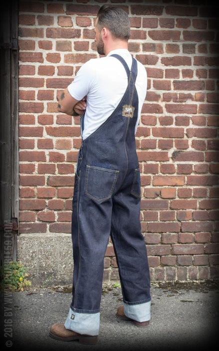 Rumble59 Herren-Latzjeans