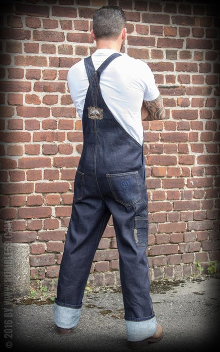 Rumble59 Herren-Latzjeans