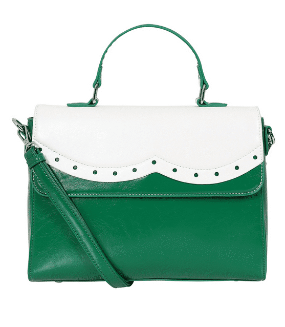Collectif Tasche Erin grün-weiss